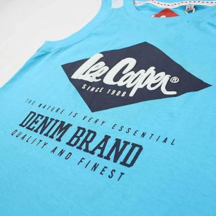 Picture of GLC0137 BOYS LEE COOPER 100% COTTON SLEVELESS SHIRT